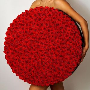 2024 Idea di regali per la festa della mamma stabilizzata l'infinito per sempre Dose di rose con profumo all'ingrosso di lusso eterno fiore conservato In scatola - Product Image 5