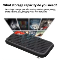 قرص صلب خارجي محمول فائق السرعة بسعة 4 تيرابايت، نوع C، USB 3.2، 10 جيجابت في الثانية لتحرير الفيديو بدقة 4K والتخزين