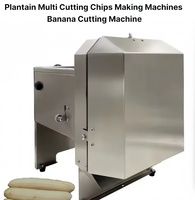 Trancheuse manuelle à petite échelle pour bananes et plantains, machine à découper les chips de plantains pour hôtels et commerces de détail