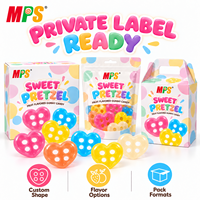 Produsen Grosir Permen Gummy Kreatif Populer dan Permen Kristal Rasa Buah Pretzel