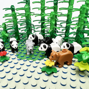 Bloques de Construcción de Plástico MOC de Moda 2026, Juego de Bloques de Ensamblaje de Juguetes DIY con Escena de Bosque de Bambú y Oso Panda para Mayores de 14 Años - Product Image 1