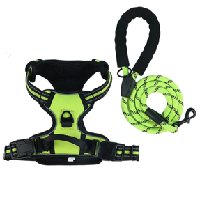 Wholesale Custom Adjustable Nylon <b>Reflective</b> Pet <b>Dog</b> <b>Harness</b> and Leash Set No Pull Luxury Small Medium Large Pet <b>Dog</b> <b>Harness</b> - Product Image 5