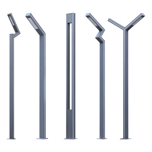 Farolas LED para Patios, 1.5M, Luces de Paisaje de Aluminio para Exteriores, Iluminación de Parques, Farolas de Mástil Alto, Luces en Forma de 7 para Plazas Comunitarias - Product Image 5