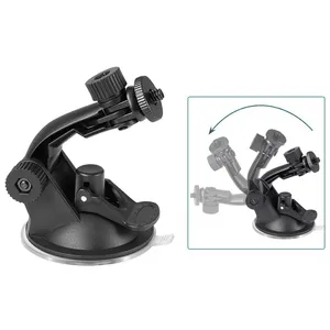 Action Camera Sport Cam Glass Suction Cup Mount for GoPro 9 8 7 6 5 yi2 Camera Car Record Holder Stand Bracket