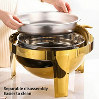 Collection de Serveurs de Buffet de Luxe 6L en Acier Inoxydable à Alimentation Alcoolisée Or/Argent – Solutions OEM Multi-Styles, Marque Privée, Vente en Gros