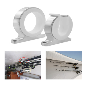 ISURE MARINE Support de <span class=keywords><strong>canne</strong></span> à pêche <span class=keywords><strong>horizontal</strong></span> en acier inoxydable pour <span class=keywords><strong>bateau</strong></span>, accessoires multiples pour camion automobile marin et camping-car - Product Image 6