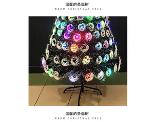 La famille décore un arbre de noël décoré éclairé arbre de noël 60 com90cm120com150com180com210compvc matériau ignifuge