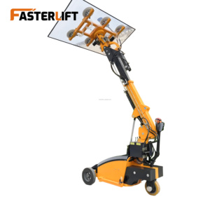 Équipement de levage de verre électrique, chariot à vide utilisé pour la pose de carreaux de marbre, machine avec conception télescopique, vitriers - Product Image 6