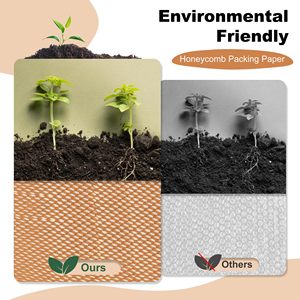 Yongyu nhà sản xuất nhà máy phân hủy sinh học đóng gói đệm bọc di chuyển vận chuyển bảo vệ CuộN Kraft gói tổ ong giấy - Product Image 6