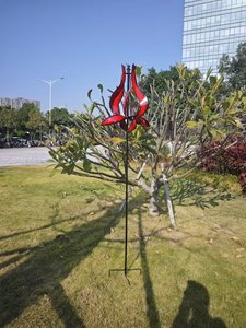 Moulins à <span class=keywords><strong>vent</strong></span> de <span class=keywords><strong>jardin</strong></span> - Grands moulins à <span class=keywords><strong>vent</strong></span> en métal pour extérieur <span class=keywords><strong>avec</strong></span> piquet, décoration de <span class=keywords><strong>jardin</strong></span> et pelouse - Product Image 6