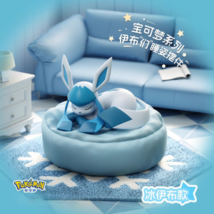 GL Authentique Pokémon Eevee en posture endormie, figurine de collection Eeveelution mignonne, boîte mystère, ornement de bureau, cadeau - Product Image 4