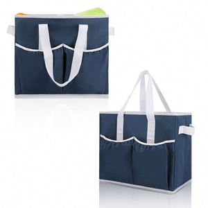 Bolsa de compras reutilizable plegable tipo caja de fábrica BSCI - Product Image 2