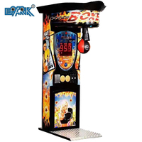 Machine de jeu d'arcade de boxe à monnayeur Big King Kick Punching