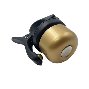 Campana de bicicleta dorada de latón clásico con dispositivo antirrobo oculto de sonido fuerte para niños y adultos para Apple AirTag Holder - Product Image 5