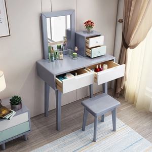 Meubles de chambre à coucher Nouveau design Bon marché <span class=keywords><strong>Coiffeuse</strong></span> pour filles Petite commode <span class=keywords><strong>vintage</strong></span> avec tiroirs <span class=keywords><strong>Coiffeuse</strong></span> en bois avec miroir - Product Image 4