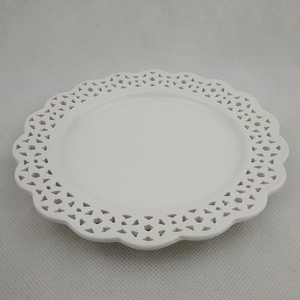Modern Eco-Friendly Porcelain <strong>Ceramic</strong> Solid Pattern Glazed Stocked Dinner Plate <strong>Platter</strong> Dessert Serving Dishes Wedding Event - Product Image 5