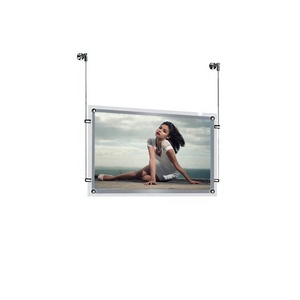 Caisson lumineux suspendu à LED pour agents immobiliers Tailles personnalisées (A3 A4 400x600mm) Forme rectangulaire - Product Image 1