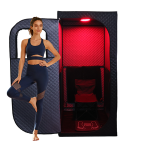 Qilong Ferninfrarot-Saunazelt Rotlichttherapie Trockene Tragbare Dampfsauna Elektrischer Trockenluft-Heizer mit Ventilator für Mobile Sauna - Product Image 1