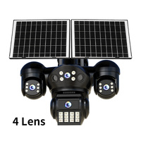 Caméra de sécurité solaire 4G WiFi extérieure 9MP PTZ avec audio bidirectionnel, vision nocturne couleur, caméra AOV multi-écrans HD, best-seller