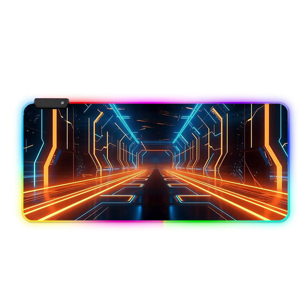 Extra große XXL-Matte LED-Beleuchtung Mouse Pad Komfortables Natur kautschuk pad Weiches, rutsch festes, schnell bewegliches RGB-Gaming-Mauspad