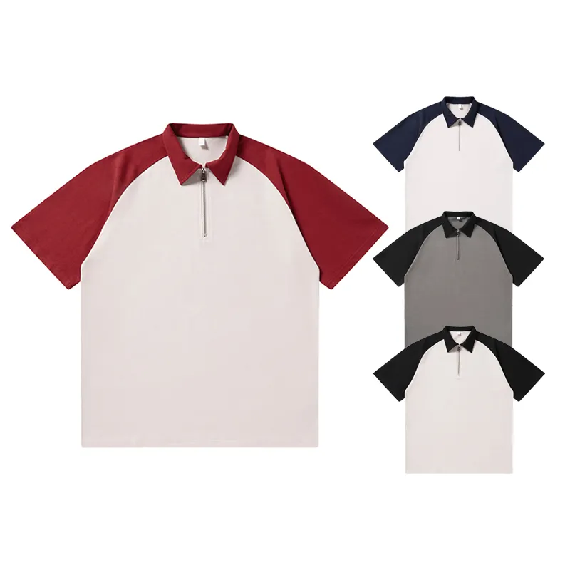 Nouveauté Prix de gros 100% Polyester Polo Tshirt pour hommes Pull broderie personnalisée Logo polos pour hommes