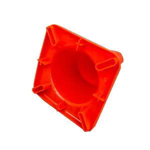 مخروط الطريق الناعم العاكسة من كلوريد البولي فينيل مخروط حاجز تحذير كتلة أسطوانة السلامة المرورية - Product Image 4