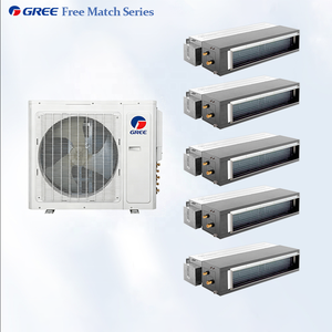 Système de climatisation multi-split avec unités de ventilation à conduit de type fan coil pour petits projets, 42000 Btu, climatiseur central flexible - Product Image 1