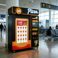 Machine à pizza automatique intelligente, distributeur automatique de pizzas, distributeur de pizzas extérieur, prix de la machine à pizza