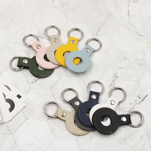 ポータブルPUレザータグトラッカー保護ケースマルチカラーGPSトラッカーカバーアンチロスペットロケーターホルスターキーリング - Product Image 6