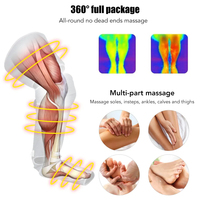 Bottes de massage des jambes Gude GD-L05 avec chauffage, enveloppement complet à 360°, contrôle de la compression et de la circulation, contrôle du temps