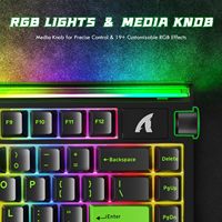 Nouveau clavier de jeu mécanique filaire Attack Shark R85HE à interrupteurs magnétiques, taux de polling 8 kHz, déclenchement rapide 0,005 mm RT, 75 %
