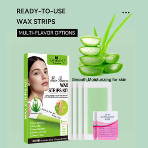 Bandes de <span class=keywords><strong>cire</strong></span> dépilatoires à usage domestique, sans chaleur, prêtes à l'emploi, application simple - Product Image 2