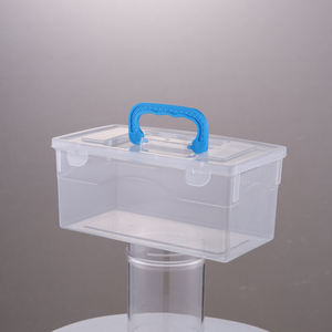 Modernes Design Transparente Kunststoff-Aufbewahrungsbox PP-Kunststoff Verstärkte Tragbare Spielzeug-Keks-Lebensmittel-Aufbewahrungsbox - Product Image 2