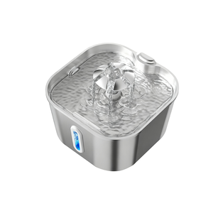 <span class=keywords><strong>Bebedero</strong></span> para <span class=keywords><strong>Gatos</strong></span> y Perros de Acero Inoxidable de 2.2L con Boquilla en Forma de <span class=keywords><strong>Flor</strong></span>, Multiciclo, Ultrasilencioso - Product Image 4