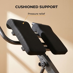 Banco de extensión de espalda ajustable y portátil para culturismo, máquina de hiperextensión para uso en gimnasio en casa, silla romana - Product Image 3