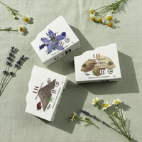 Boîte à bougies de luxe écologique en carton rigide avec logo personnalisé, estampage à froid 3D UV, laminage mat, gaufrage