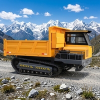 Dumper sur chenilles compact diesel 4x4 de 3, 5, 6 et 8 tonnes pour l'exploitation minière et le déplacement de terre, modèle coréen