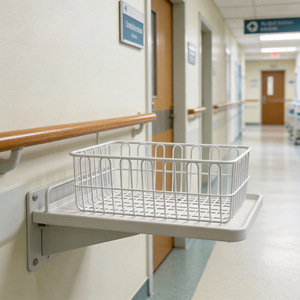 Multifunctional, high-quality, portable <b>wire</b> <b>basket</b> for storing items; factory direct sales of monitor trolley <b>baskets</b>. - Product Image 2