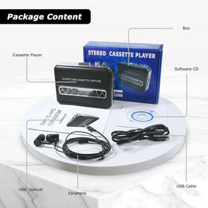 Lecteur de cassettes stéréo personnel portable le plus vendu, ancien lecteur de cassettes, enregistreurs de cassettes, lecteurs de cassettes avec conversion de <span class=keywords><strong>cassette</strong></span> en format MP3 - Product Image 2