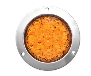 Feu <span class=keywords><strong>arrière</strong></span> de camion <span class=keywords><strong>à</strong></span> <span class=keywords><strong>LED</strong></span> central unique transfrontalier de 14 cm, feu <span class=keywords><strong>arrière</strong></span> de <span class=keywords><strong>semi</strong></span>-<span class=keywords><strong>remorque</strong></span> en caoutchouc de 4 pouces avec lumière unique électro-plaquée - Product Image 4