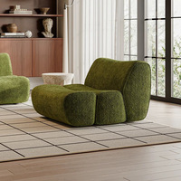 Canapé modulaire en tissu 3 places moderne avec chaise longue, prix usine, mousse haute densité, idéal pour appartement et mobilier de centre commercial