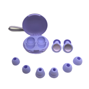 יהלום זוהר נרתיק הפחתת רעש מסנן סיליקון אטמי אוזניים רירית רכים לקונצרטים - Product Image 3