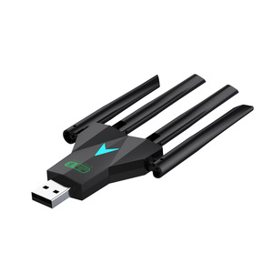 Adaptateur <span class=keywords><strong>WiFi</strong></span> <span class=keywords><strong>USB</strong></span> pour PC, clé <span class=keywords><strong>WiFi</strong></span>, vitesse maximale de 1300 Mbps, 4 antennes à gain élevé - Product Image 3