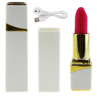 Mini-Lippenstift-Vibrator mit 10 Geschwindigkeiten, Diskreter Klitoris-Stimulator, Nippel-Massagegerät, Vibrierender Bullet