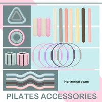 Nuevo Kit de Pilates con Logotipo Personalizado, Pelotas de Yoga para Entrenamiento de Fuerza, Anillos Circulares de Pilates, Pesas de Silicona para Tobillos y Resistencia