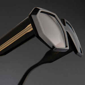 แว่นกันแดดโลโก้แบบกำหนดเองปี 2026 แว่นกันแดดทรงหกเหลี่ยมขนาดใหญ่พิเศษสำหรับผู้ชาย กรอบอะซิเตทคุณภาพพรีเมียม - Product Image 3