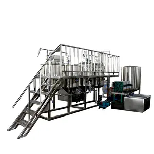 Commercial 1-5ton Peanut Groundnut Sunflower Oil Refining Production Line Pump Olive Cooking Oil Soybean Oil Machine Provided