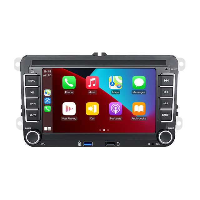 8+128GB Android 14 Car Radio for VW Passat B6 B7 CC T5 Amarok Skoda Octavia2 Superb 2 Seat LeonJetta Golf 56 Multimedia GPS Navi