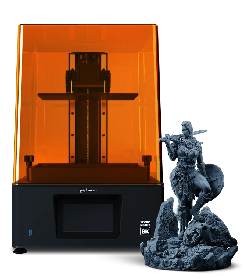 New Phrozen Sonic Mighty 8K with 28um Resolution Large 218x123x235cm Industrial Desktop LCD Resin 3D Printer