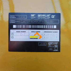 Caterpillar Original Used Motor Grader 140K 2020 Model with Pump and Gearbox for Road Works <b>Engineering</b> & <b>Construction</b> <b>Machinery</b> - Product Image 6